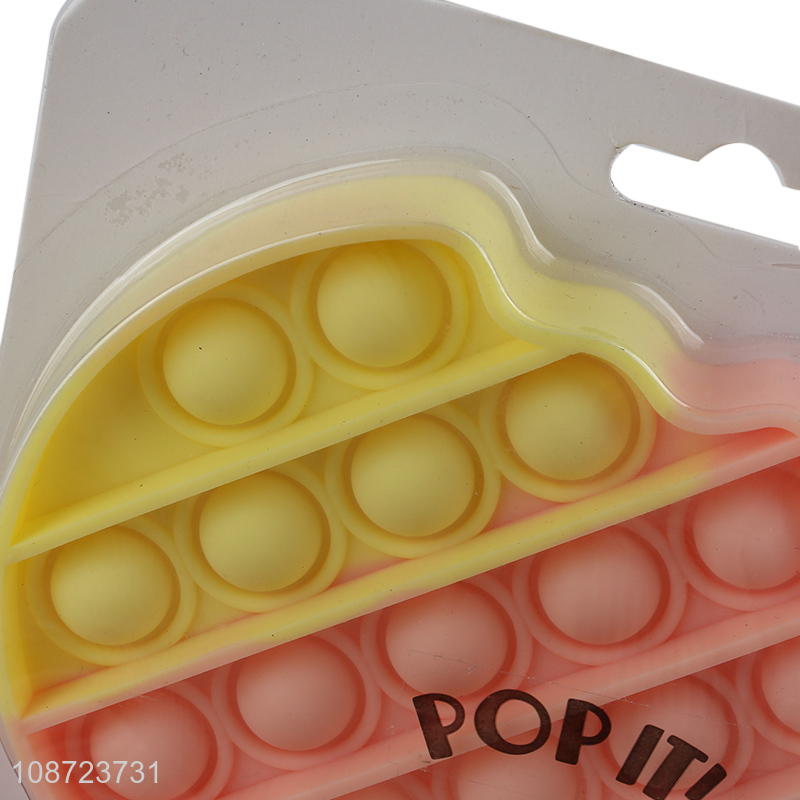 China products popsicle shape silicone bubble sensory fidget toy
