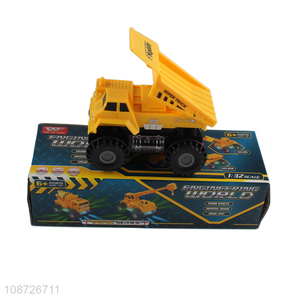 Wholesale 1: 32 scale electric engineering vehicle truck model toy with music & light