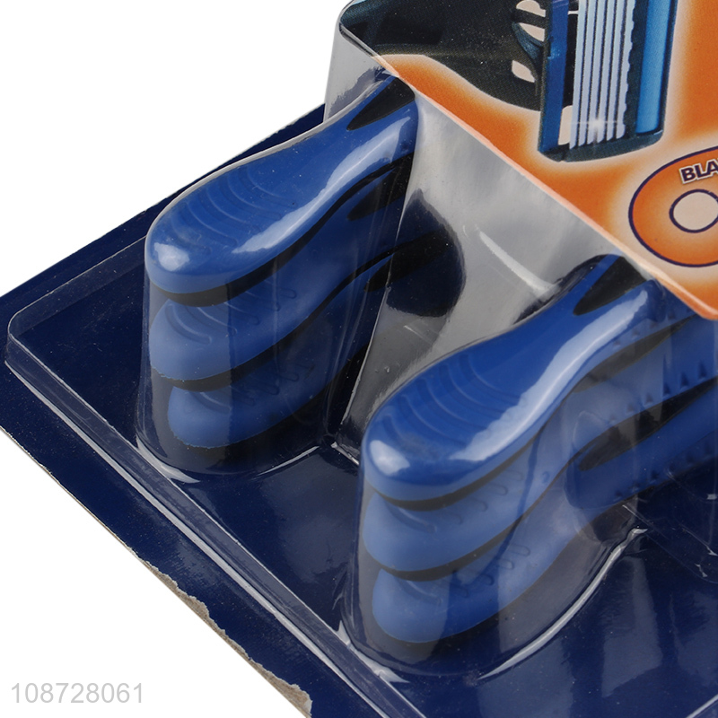Popular products men 6blades disposable portable shaving razor set