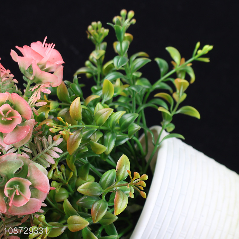 Good quality artificial flower plastic fake bonsai fake flower for decoration