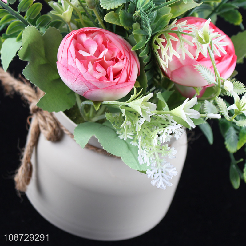 Popular products plastic natural fake bonsai artificial flower bonsai for sale