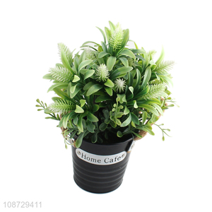 Low price home décor plastic artificial bonsai fake plants for sale