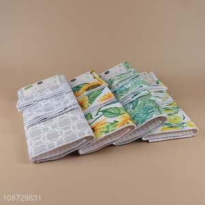 Wholesale super absorbent microfiber kitchen cleaning cloths cleaning towels set