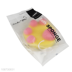 Best selling reusable soft exfoliating bath scrub sponge for skin care