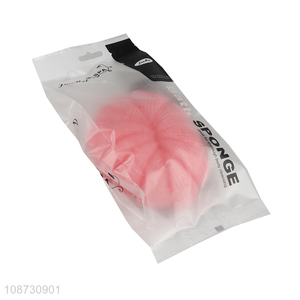 Low price pink dead skin remover scrubbing shower bath flower bath ball