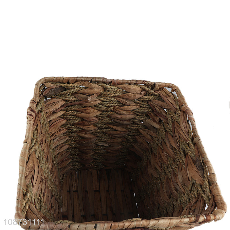 Hot selling multi-purpose large capacity natural water hyacinth storage basket