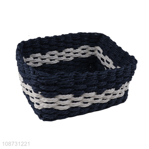 High quality multi-purpose handwoven papyrus storage basket for vegetables fruits