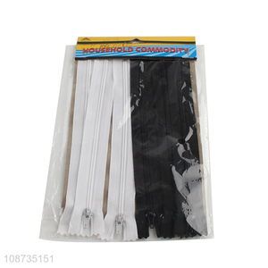 Wholesale 6pcs invisible zippers long nylon zippers for dress pillow