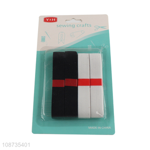 Good quality 4pcs elastic bands for sewing trousers pants skirts