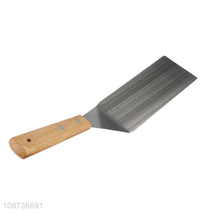 High quality stainles steel flat teppanyaki spatula grilling tools