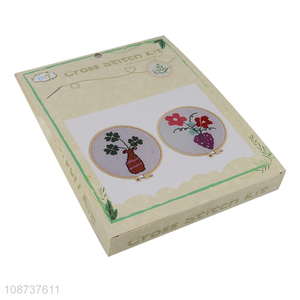 New arrival plants series cross stitch kit home textile crafts for sale