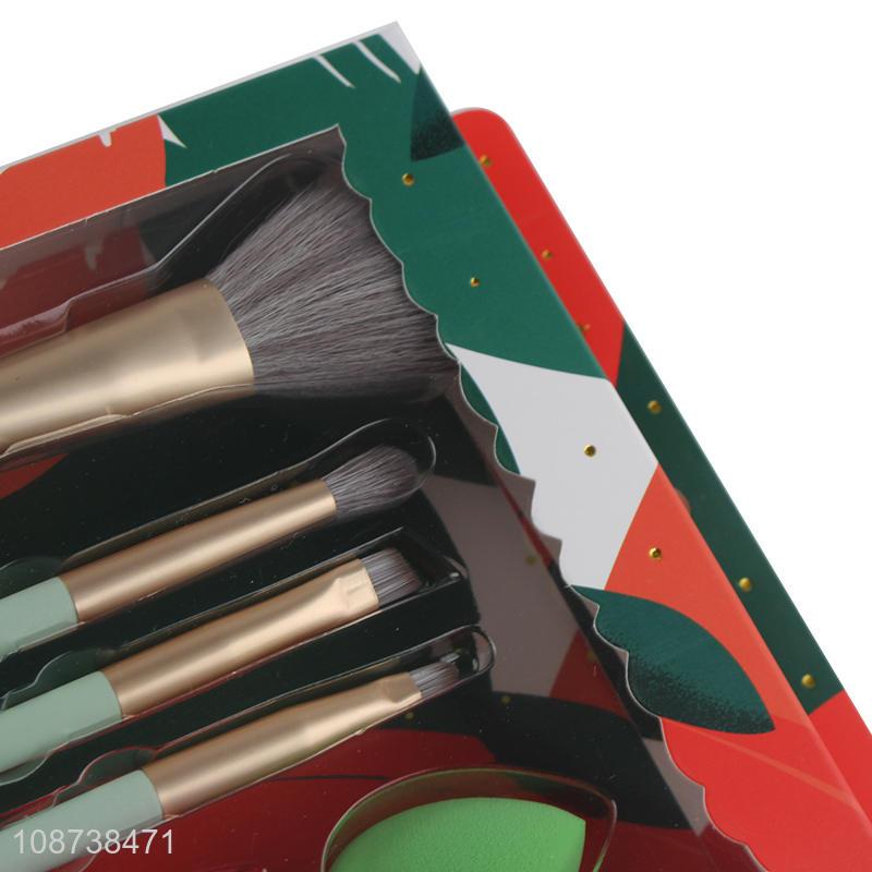 Wholesale beauty makeup tools makeup brush set with beauty blenders