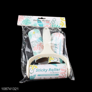 Online wholesale sticky roller set for pet hair, clothes and carpets