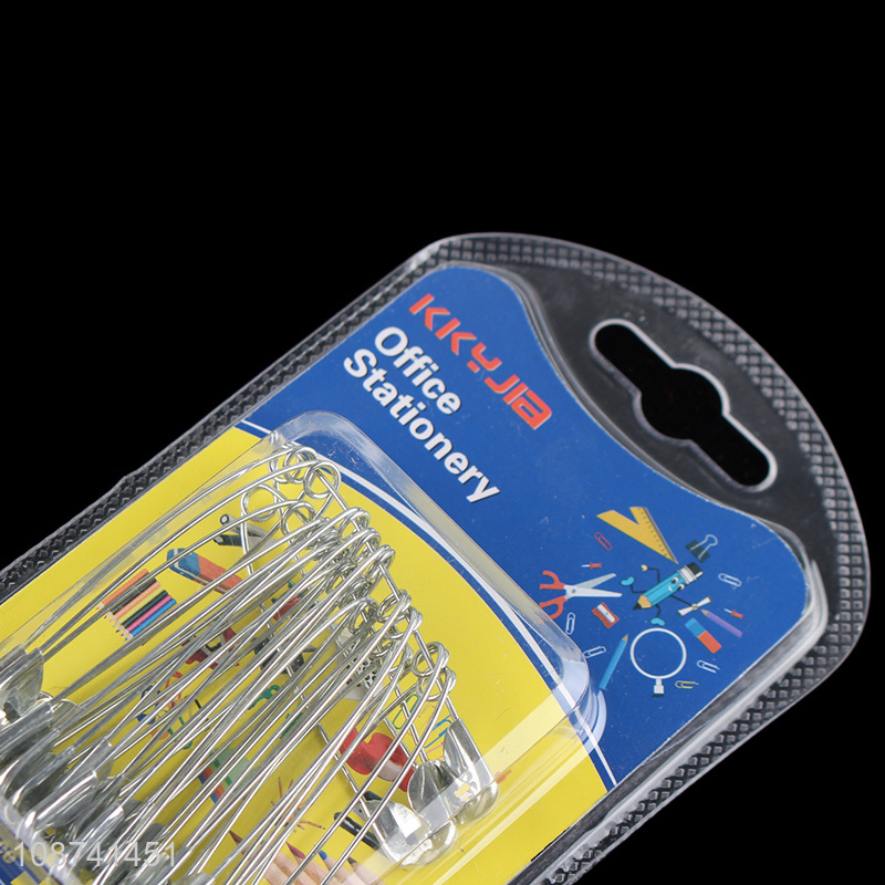Factory price multi-purpose office stationery safety pin set for sale