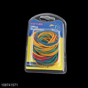 Best price multicolor elastic natural rubber band for packaging