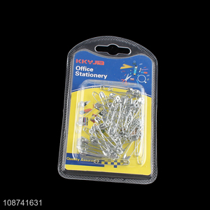 Good quality multi-purpose silver safety pin locking safety pin