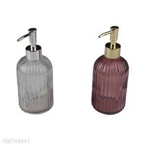 Popular <em>products</em> glass hand sanitizer bottle liquid soap dispenser for <em>bathroom</em>