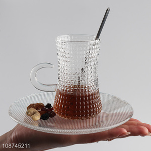 China product clear glass coffee cup glass drinkware for coffee tea