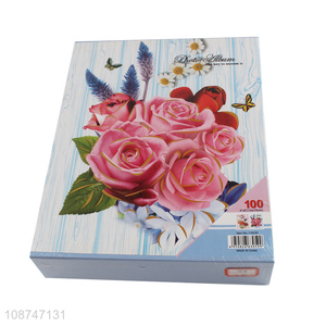 Latest products 100pcs flower cover photo album picture book for family