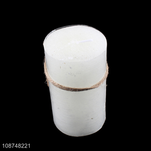 Good quality portable pillar scented candle fragrance candle wholesale