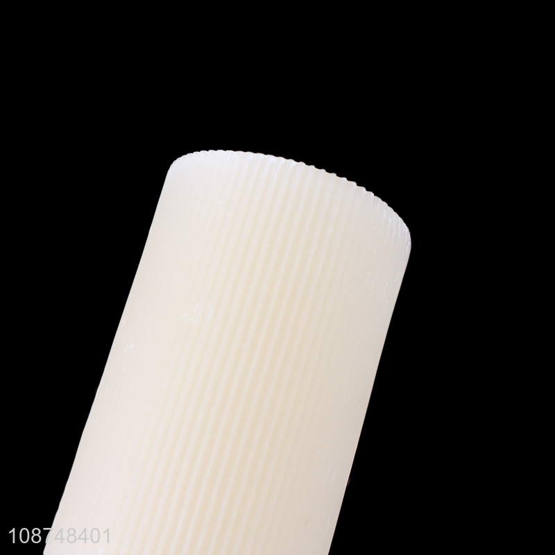 High quality ribbed pillar scented aroma candle for home relaxation