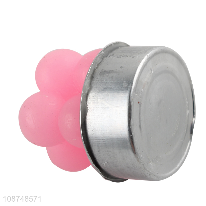 Hot selling decorative bubble candle scented candle wax tin candle