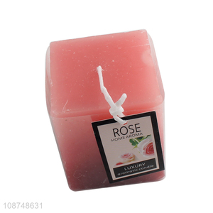 Wholesale rose scented candle aromatherapy candle for home relaxation