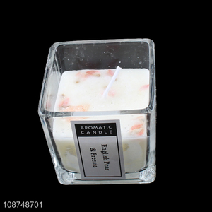Hot selling English pear & freesia scented candle fragrance candle