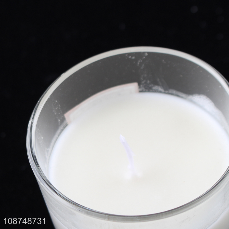 Wholesale scented candle fragrance candle glass jar candle for shower