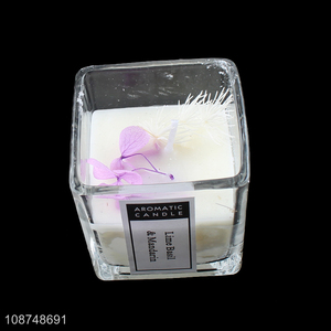 Wholesale lime basil & mandarin scented candle fragrance candle for gifts