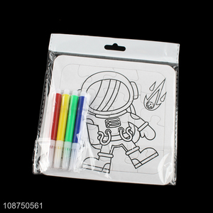 China Imports DIY Coloring Spaceman Jigsaw Puzzle Toy