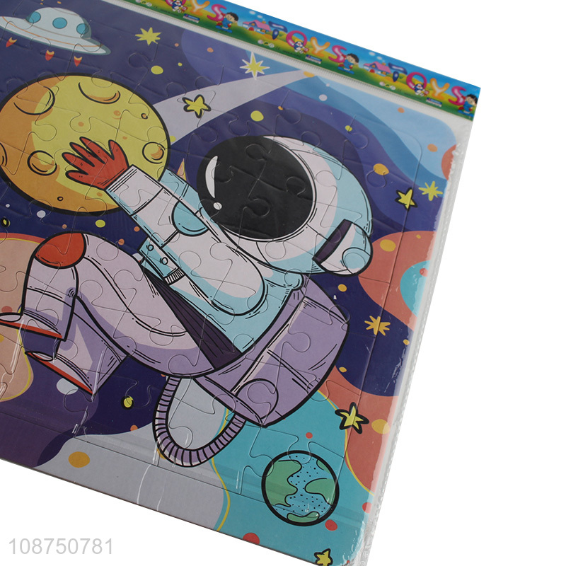 Factory Supply DIY Coloring Spaceman Jigsaw Puzzle Toy