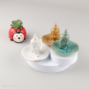 China factory multicolor ceramic decorative burner incense stick holder