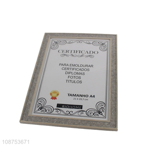 Factory price rectangle plastic photo frame picture frame for sale