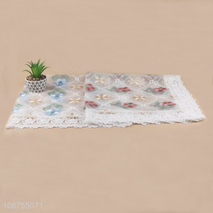 Hot selling tabletop decoration embroidered table cloth table cover