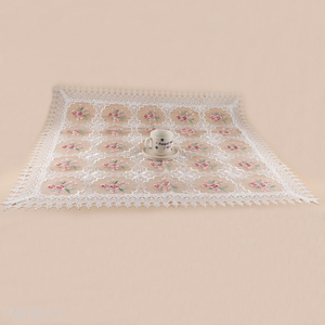 Best selling delicate square table cloth table cover for tabletop decoration