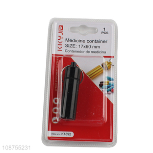 Best selling black portable medicine container medicine box