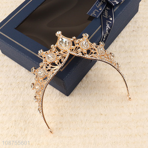 Wholesale rhinestone tiara crowns for women costume party hair accessories