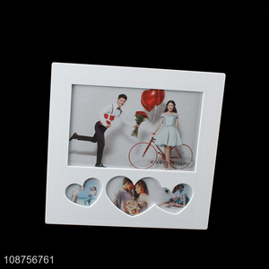 China factory desktop decoration plastic family couple photo frame