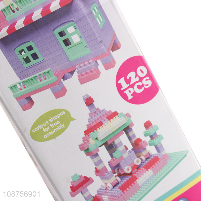 Best selling 120pcs girls children building block toys set