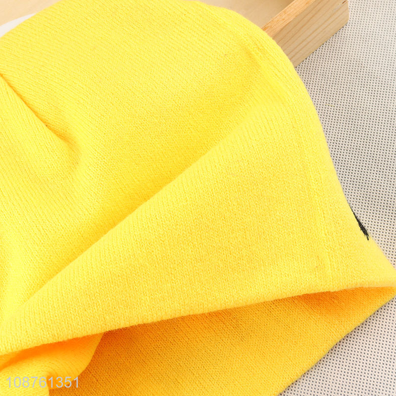 Factory price men women winter warm hat jacquard knitted beanies