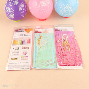 Popular products multicolor diy tissue paper tassel for party decoration