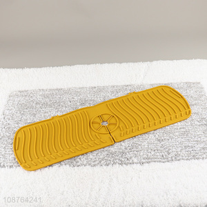 Wholesale anti-splash kitchen countertop silicone dish drying mat