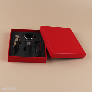 Wine Accessories Stopper Gift Set For Bar