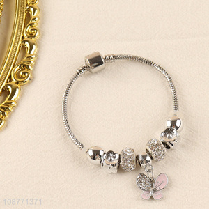 New product charm bead brecelet for girls