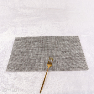 New arrival plastic woven washable placemats