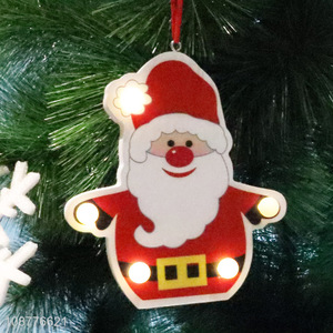 Latest design christmas hanging ornaments with lights