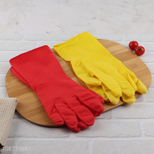 Yiwu market multicolor household gloves cleaning gloves