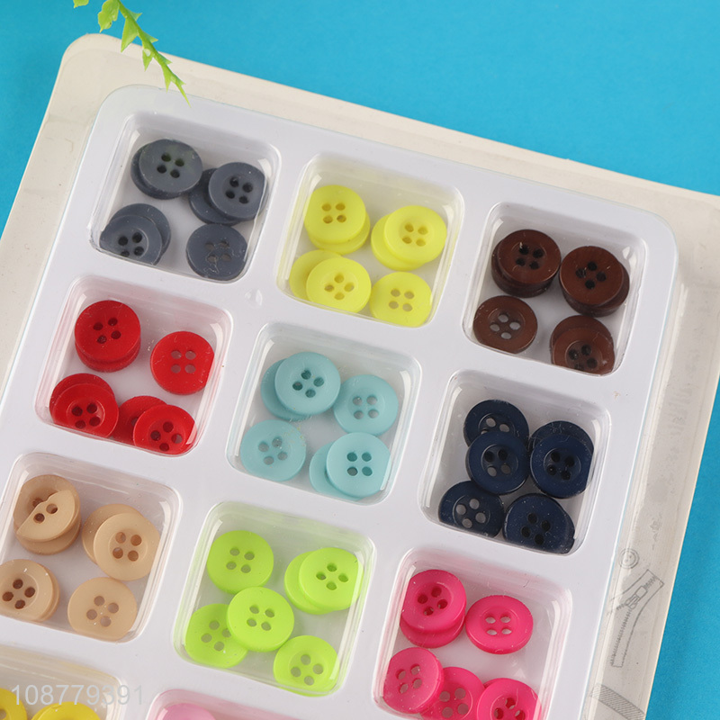 Factory supply round resin buttons for craft sewing