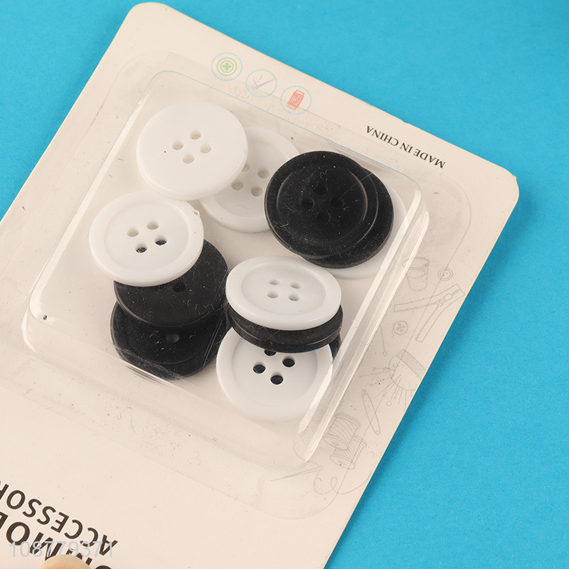 Hot selling round 4-hole resin buttons for sewing
